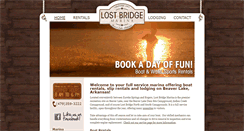 Desktop Screenshot of lostbridgemarina.com